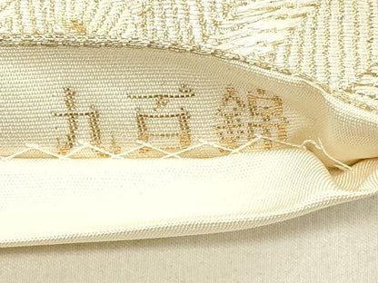 平和屋着物◎六通柄袋帯　唐織　王朝織彩文　金糸　九百錦　正絹　逸品　DABF6831qp