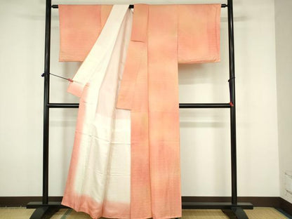 平和屋着物■上質な小紋　青海波　暈し染め　正絹　逸品　DABF6894qp