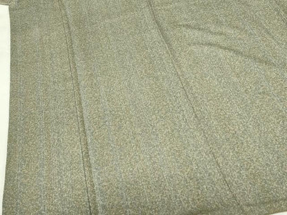 平和屋着物■上質な小紋　霞文　鬼しぼ縮緬　鈴乃屋扱い　正絹　逸品　DABF6897qp