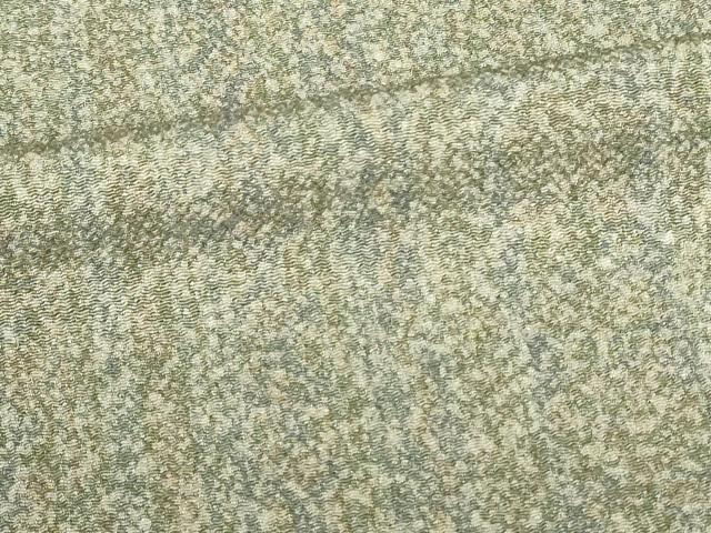 平和屋着物■上質な小紋　霞文　鬼しぼ縮緬　鈴乃屋扱い　正絹　逸品　DABF6897qp