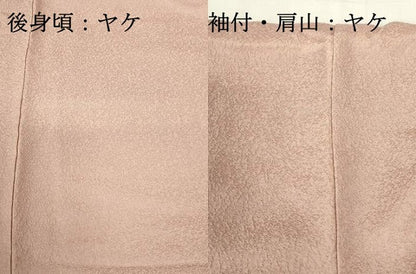 平和屋着物■上質な色無地　霞地紋　鴇浅葱色　正絹　逸品　DABF6907qp