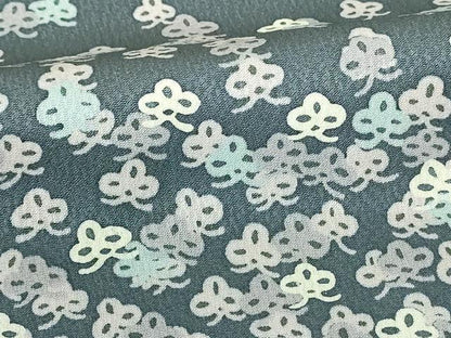平和屋着物■上質な小紋　松　暈し染め　正絹　逸品　DABF6917qp