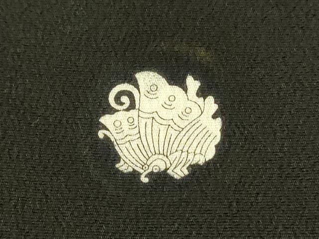 平和屋着物■豪華黒留袖　風景文　金銀彩　正絹　逸品　DABF6921qp