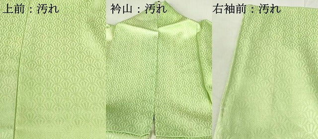 平和屋着物■上質な小紋　扇尽くし　暈し染め　正絹　逸品　DABF6928qp