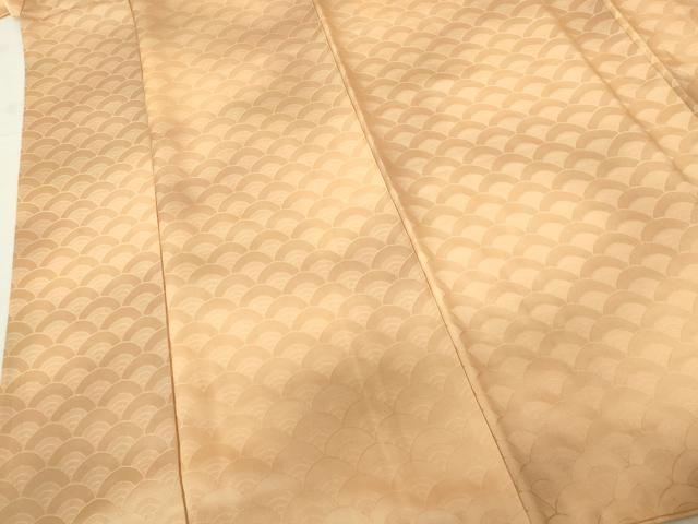 平和屋着物■上質な小紋　青海波地紋　暈し染め　正絹　逸品　DABF6939qp