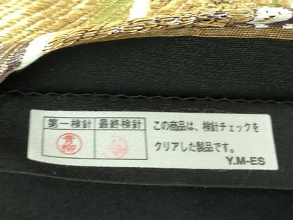 平和屋着物▼六通柄袋帯　唐織　舞桜　金銀糸　正絹　逸品　DABF7050ps