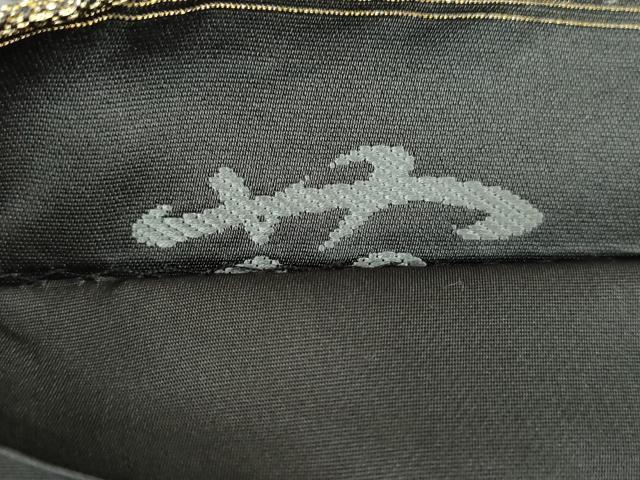平和屋着物▼六通柄袋帯　舞桜　番傘　金銀糸　正絹　逸品　DABF7086ps