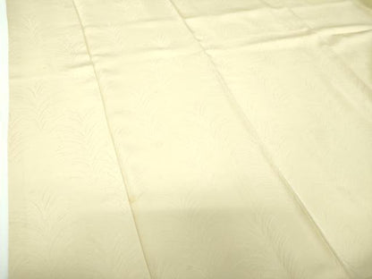 平和屋着物●上質な色無地　大王松地紋　蒸栗色　正絹　逸品　DABF7200ps