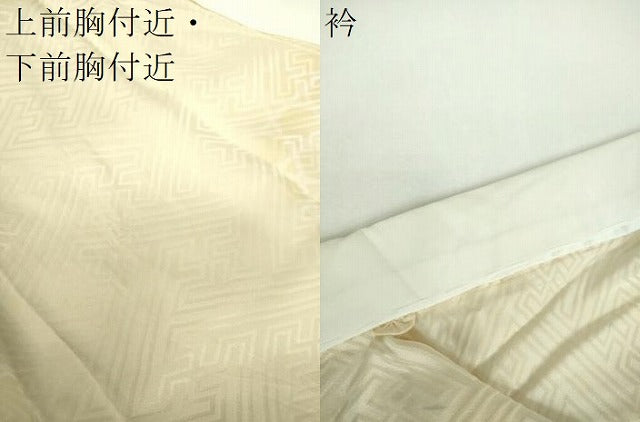 平和屋着物●上質な長襦袢　無双仕立て　草花文　暈し染め　高島屋扱い　正絹　逸品　DABF7206ps