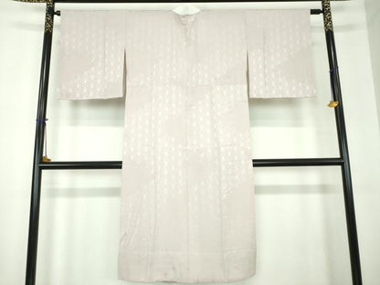 平和屋着物●上質な長襦袢　無双仕立て　麻の葉地紋　正絹　逸品　DABF7207ps