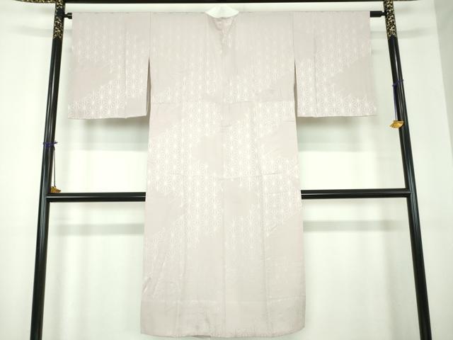 平和屋着物●上質な長襦袢　無双仕立て　麻の葉地紋　正絹　逸品　DABF7207ps