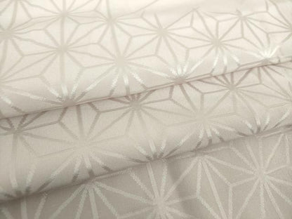 平和屋着物●上質な長襦袢　無双仕立て　麻の葉地紋　正絹　逸品　DABF7207ps