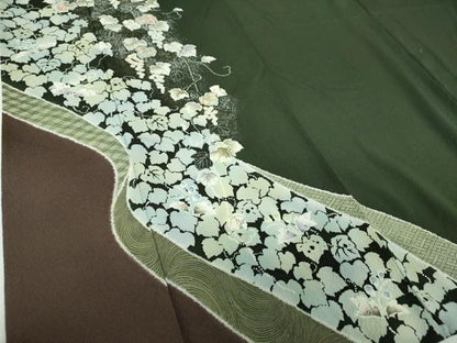 平和屋着物●訪問着　作家物　絞り　辻が花　金銀彩　正絹　逸品　DABF7219ps