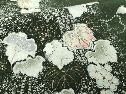 平和屋着物●訪問着　作家物　絞り　辻が花　金銀彩　正絹　逸品　DABF7219ps