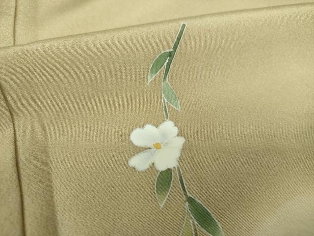 平和屋着物●本加賀友禅作家　南克治　訪問着　草花文　暈し染め　正絹　逸品　DABF7221ps