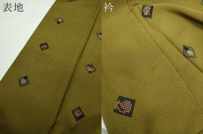 平和屋着物●小紋　成り物　洗える着物　DABF7224ps