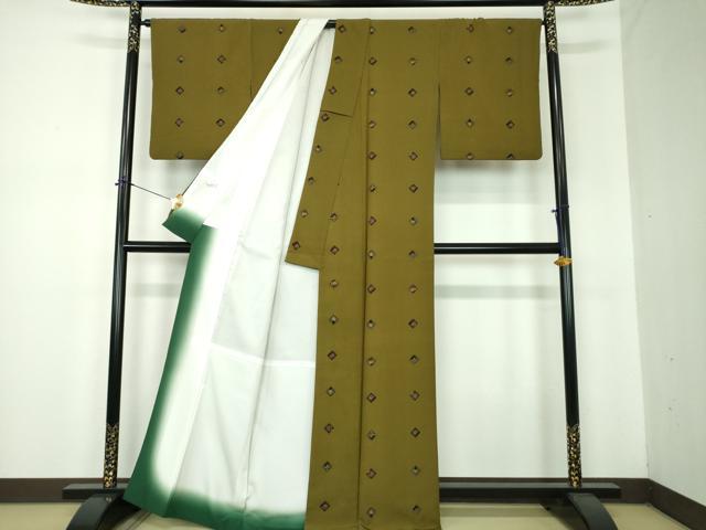 平和屋着物●小紋　成り物　洗える着物　DABF7224ps