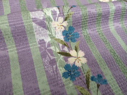 平和屋着物●小紋　舞桜　洗える着物　DABF7225ps