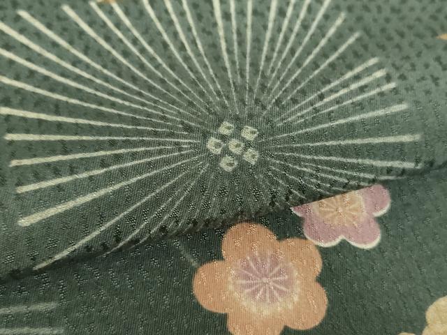 平和屋着物●小紋　松竹梅　洗える着物　DABF7227ps