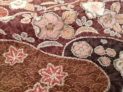 平和屋着物●訪問着　絞り　辻が花　暈し染め　金彩　正絹　逸品　DABF7230ps