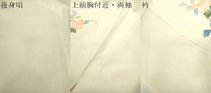 平和屋着物●本加賀友禅作家　南克治　訪問着　枝花文　暈し染め　正絹　逸品　DABF7231ps