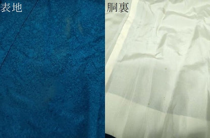 平和屋着物●豪華振袖　刺繍　舞花文　暈し染め　金糸　京都きもの友禅扱い　正絹　逸品　DABF7239ps