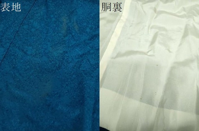 平和屋着物●豪華振袖　刺繍　舞花文　暈し染め　金糸　京都きもの友禅扱い　正絹　逸品　DABF7239ps