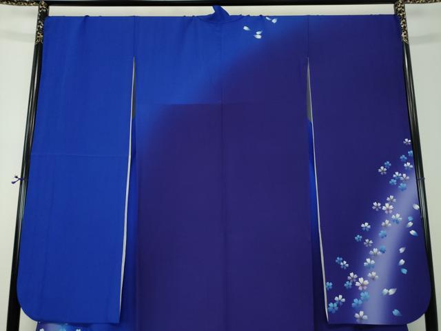 平和屋着物●豪華振袖　舞桜　暈し染め　金彩　正絹　逸品　DABF7240ps