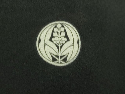 平和屋着物●京加賀友禅　百貫達雄　黒留袖　群れ鳥　松文　暈し染め　正絹　逸品　未使用　DABF7250ps