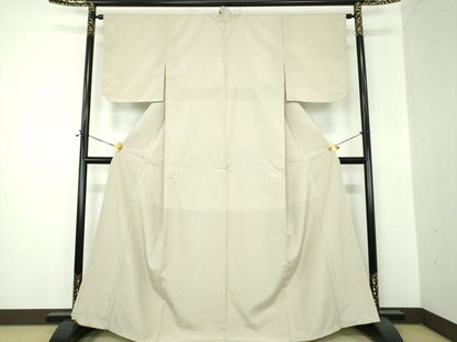 平和屋着物●本塩沢　縞　大丸織物謹製　証紙付き　正絹　逸品　未使用　DABF7254ps