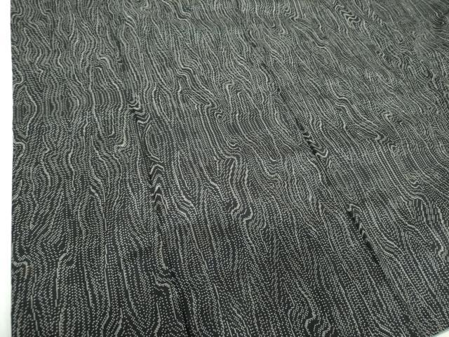 平和屋着物●本場大島紬　7マルキ　木目文　平田織物謹製　証紙付き　正絹　逸品　DABF7257ps