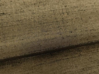 平和屋着物●本場眞綿絢結城紬　色無地　媚茶色　証紙付き　正絹　逸品　未使用　DABF7259ps