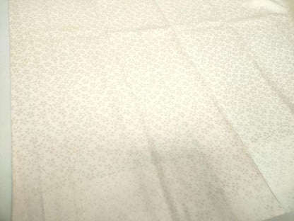 平和屋着物●上質な長襦袢　袷　半衿刺繍　舞桜地紋　暈し染め　反端付き　正絹　逸品　DABF7267ps
