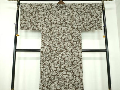平和屋着物●男性　長襦袢　袷　唐獅子　正絹　逸品　DABF7270ps