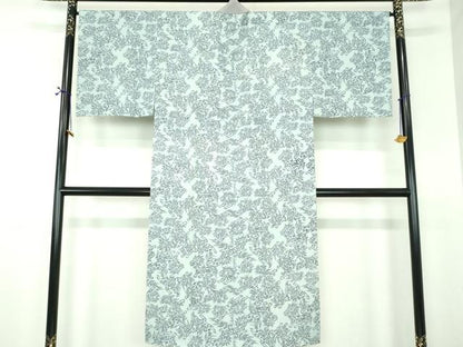 平和屋着物●男性　長襦袢　袷　唐獅子　正絹　逸品　DABF7271ps