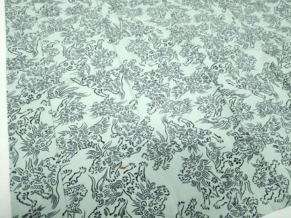 平和屋着物●男性　長襦袢　袷　唐獅子　正絹　逸品　DABF7271ps