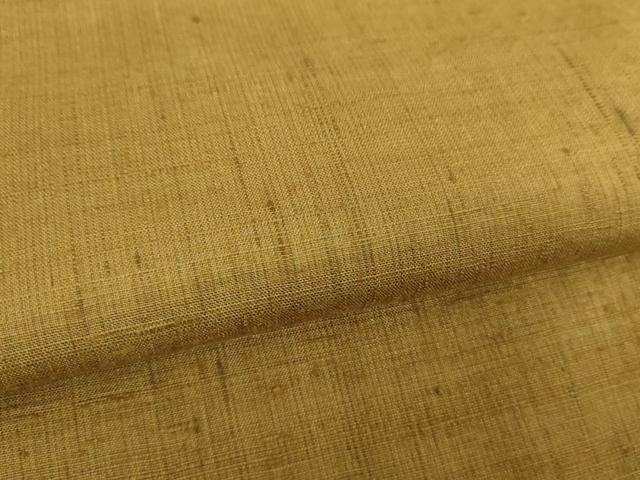 平和屋着物●上質な紬　桑茶色　正絹　逸品　DABF7273ps