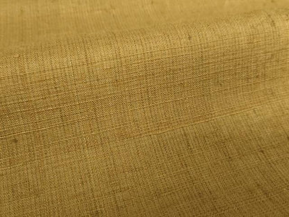平和屋着物●上質な紬　桑茶色　正絹　逸品　DABF7273ps