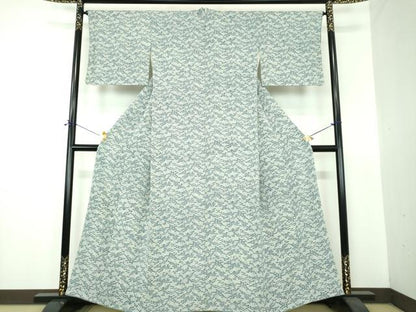 平和屋着物●創業460年・千總　小紋　笹文　正絹　逸品　DABF7276ps