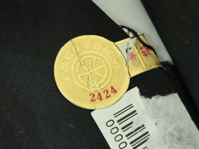 平和屋着物▼西陣　きたむら謹製　太鼓柄袋帯　螺鈿箔　色紙重ね花丸文　金銀彩　証紙付き　正絹　逸品　未使用　DABF7324ps