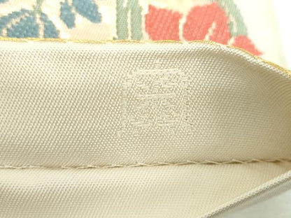 平和屋着物▼六通柄　本袋帯　細川家花の丸文　金糸　正絹　逸品　DABF7357ps