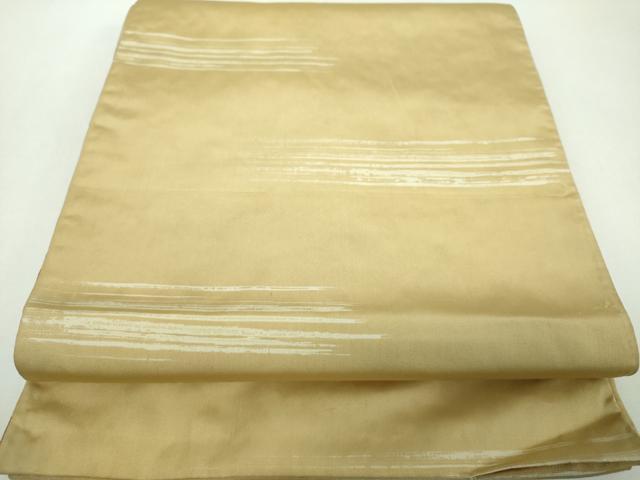 平和屋着物▼両面　全通柄袋帯　ふくれ織　更紗花文　正絹　逸品　DABF7437ps