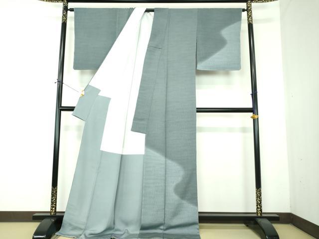 平和屋着物●訪問着　総杢目絞り　霞文　暈し染め　ロング丈　正絹　逸品　未使用　DABF7489ps
