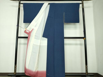 平和屋着物●重要無形文化財　人間国宝　中村勇二郎　江戸小紋　古代菊　やまと誂製　正絹　逸品　未使用　DABF7491ps
