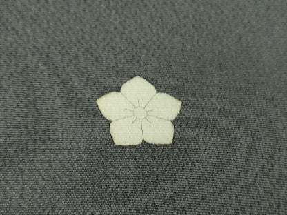 平和屋着物●豪華色留袖　駒刺繍　梅松文　鬼しぼ縮緬　金彩　正絹　逸品　DABF7499ps