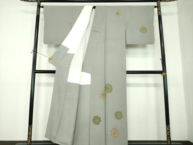 平和屋着物●訪問着　正倉院花文　金彩　正絹　逸品　DABF7502ps