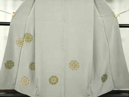 平和屋着物●訪問着　正倉院花文　金彩　正絹　逸品　DABF7502ps