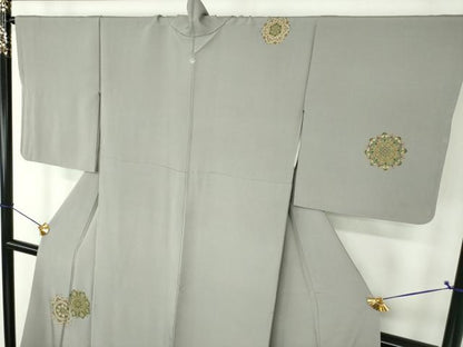 平和屋着物●訪問着　正倉院花文　金彩　正絹　逸品　DABF7502ps