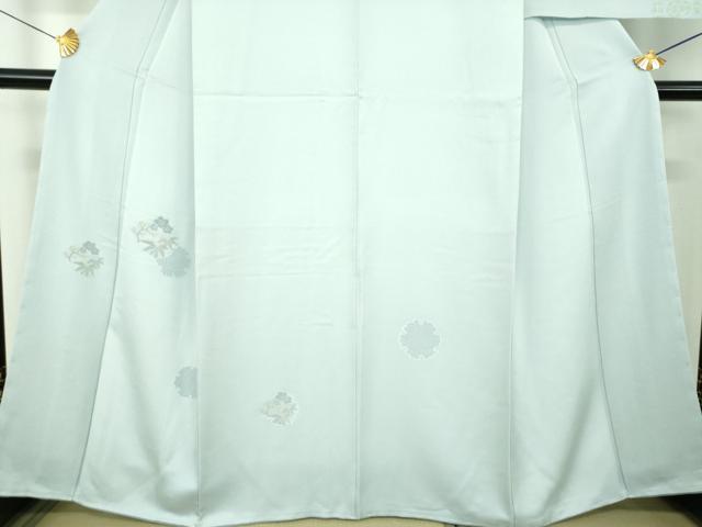 平和屋着物●訪問着　寿光織　松竹梅　金糸　反端付き　正絹　逸品　未使用　DABF7512ps