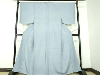 平和屋着物●江戸小紋　間道　反端付き　正絹　逸品　未使用　DABF7517ps